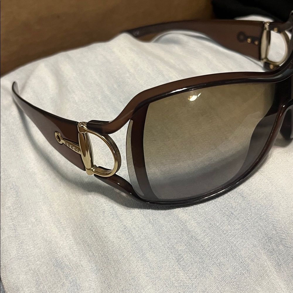 Gucci Dark Brown Sunglasses - Picture 5 of 8